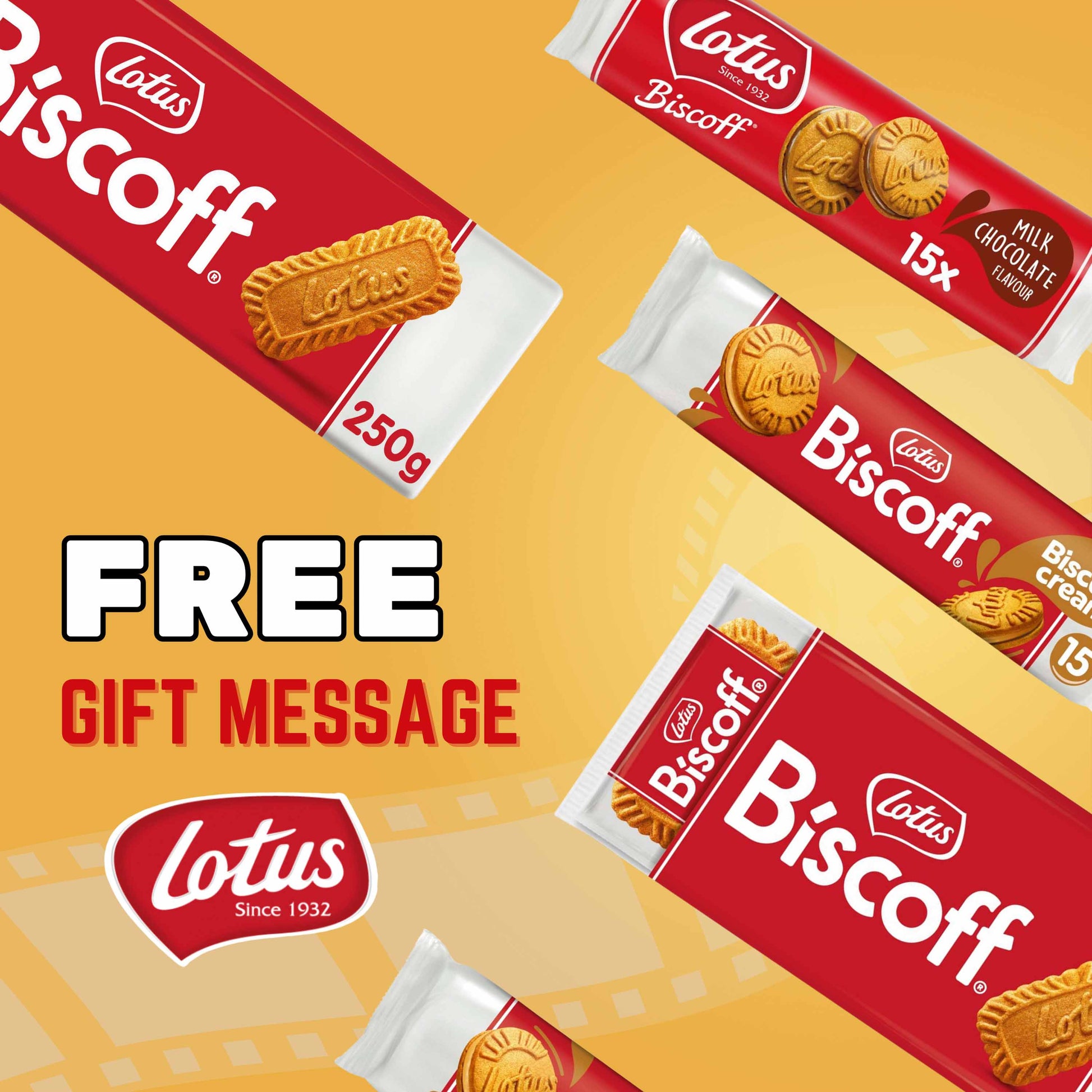 Lotus Biscoff Biscuit Crunchy Spread - 380g - GIFT MESSAGE