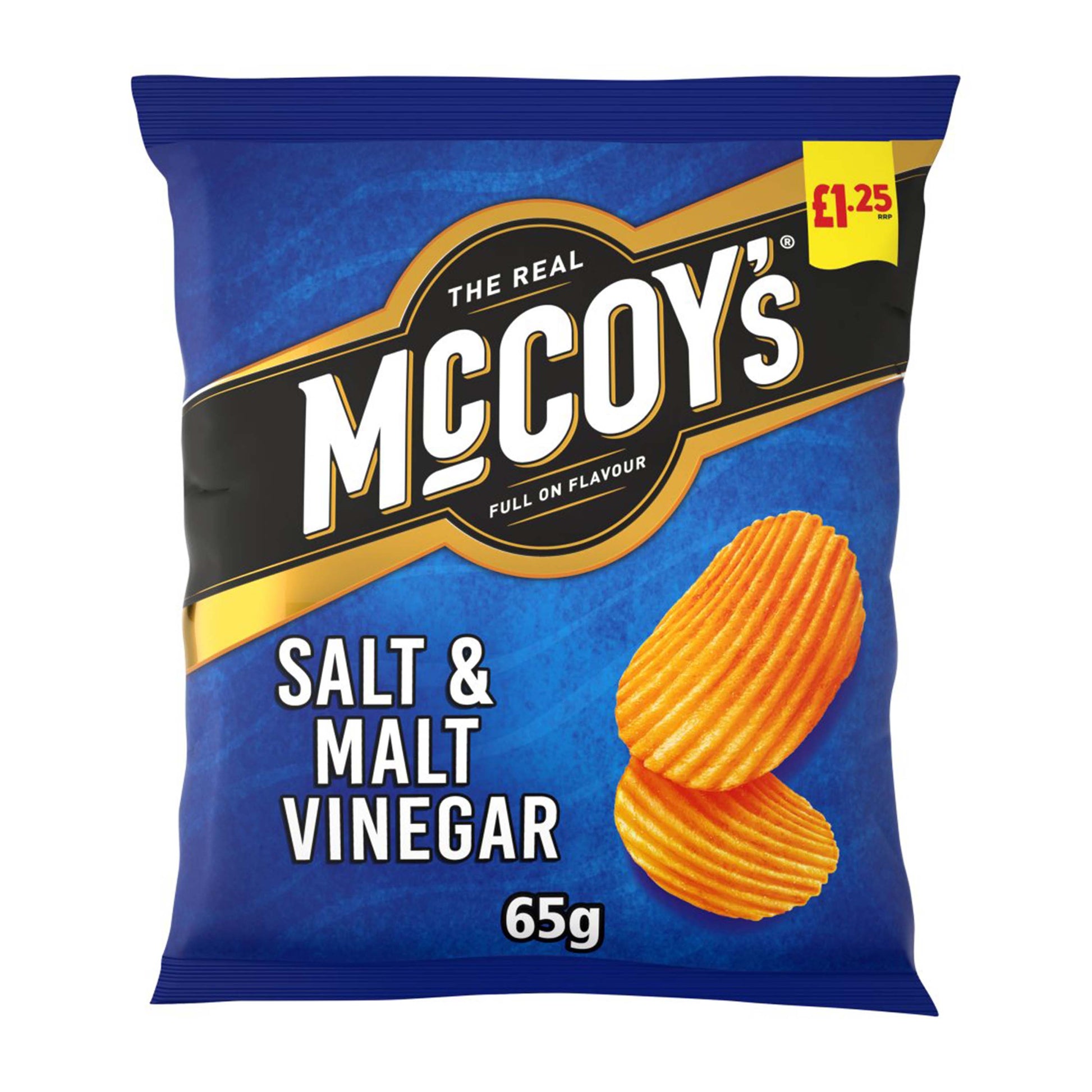 McCoy’s Salt & Malt Vinegar 65g – (£1.25 Bag) - British Snacks