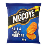 McCoy’s Salt & Malt Vinegar 65g – (£1.25 Bag) - British Snacks