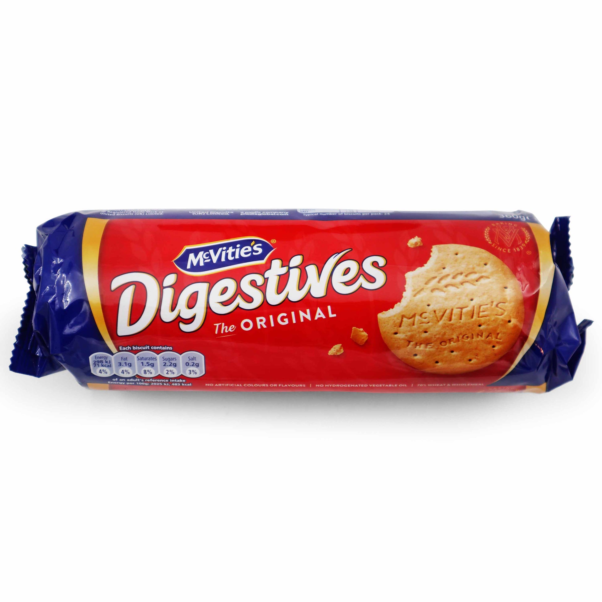 McVitie's Digestives The Original Biscuits 360g - British Snacks