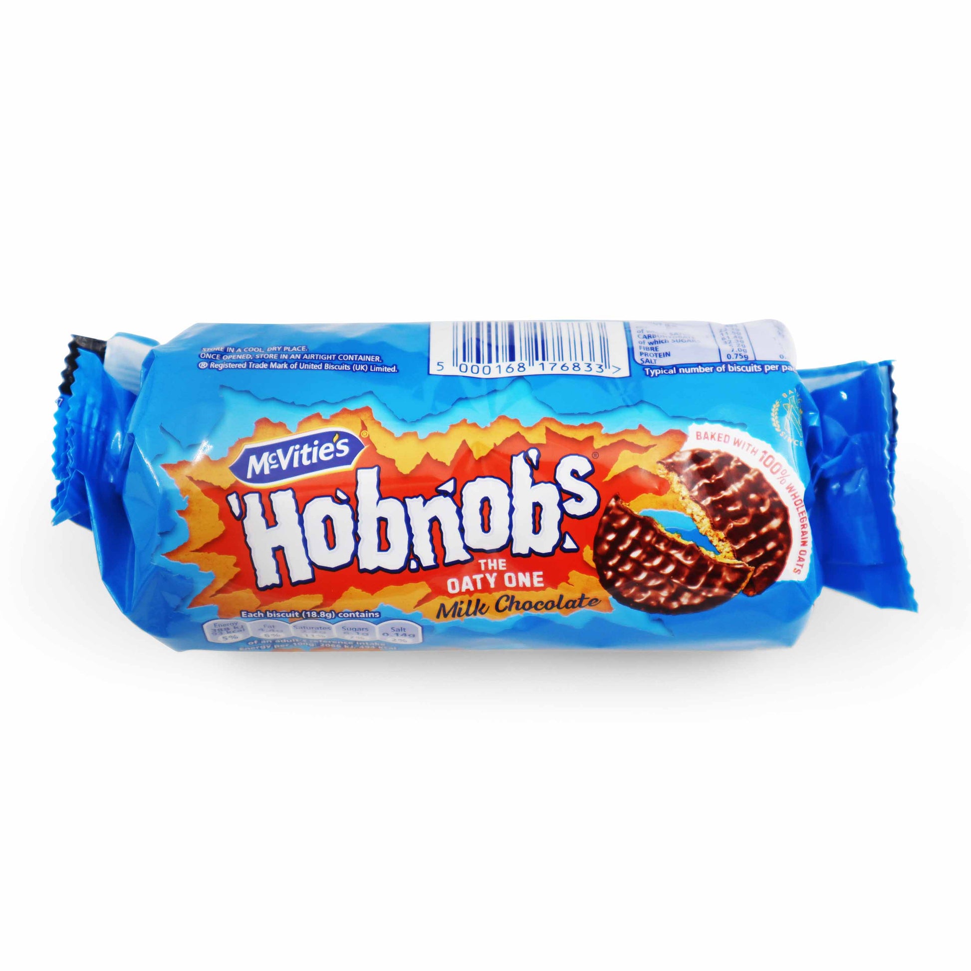 McVitie's Hobnobs Milk Chocolate Biscuits 262g - British Snacks