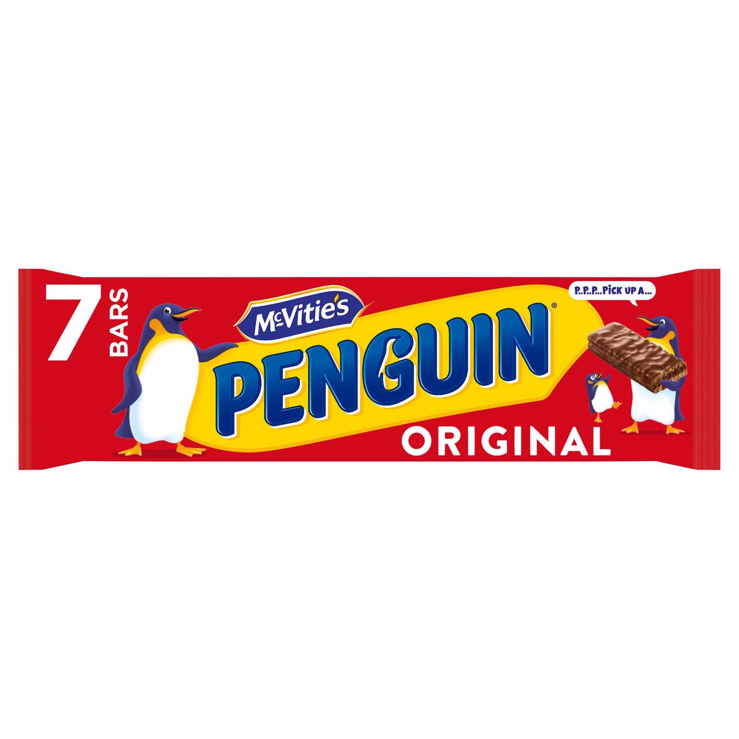 McVitie's Penguin Milk Chocolate Biscuit Bars - 7x36g - Classic British Sancks