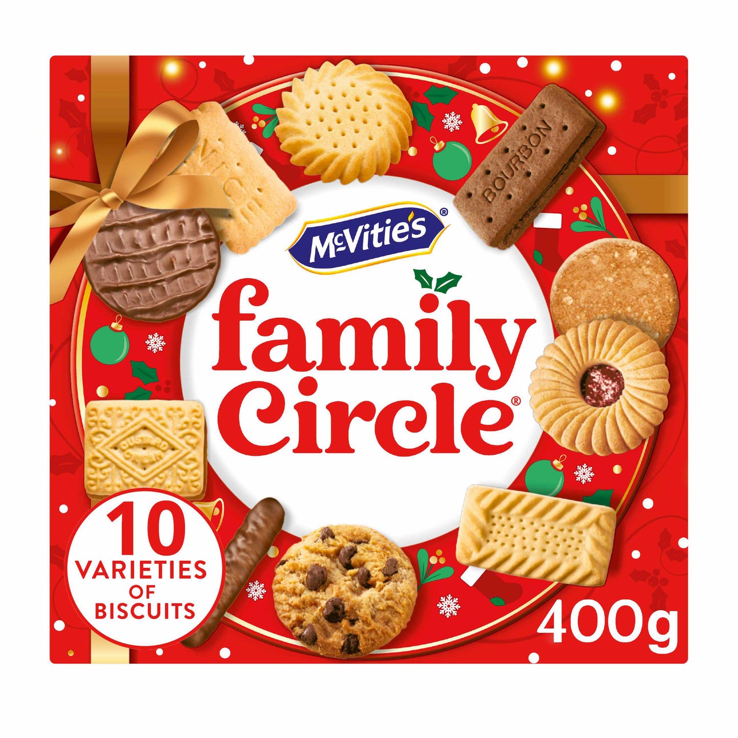 McVitie's Family Circle Biscuit Selection Variety Assortment 400g - British Snacks Gift Boxes