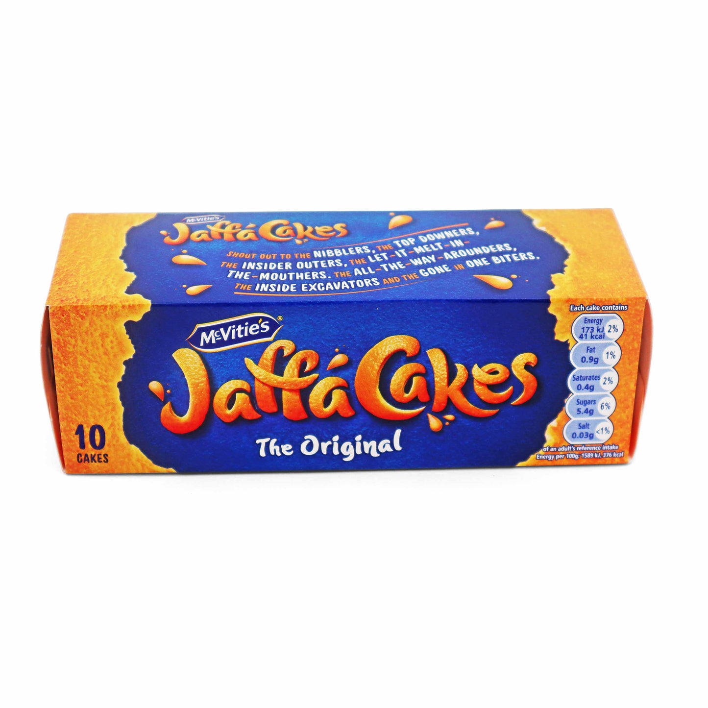 McVitie's Jaffa Cakes Original Biscuits 10 Cakes - 110g - British Snacks