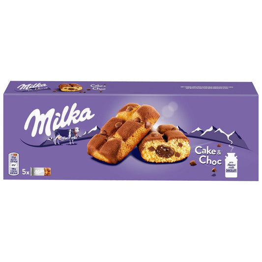 Milka Choc Chip Cake - 175g (5 Pack) - Snacks