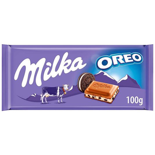 Milka Oreo Chocolate Bar - 100g - Snacks