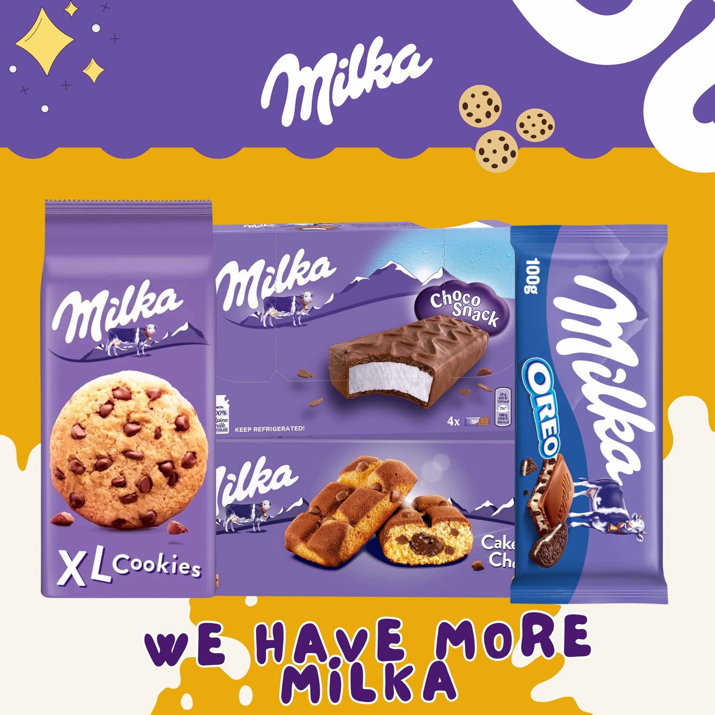 Milka Chocolate Snacks