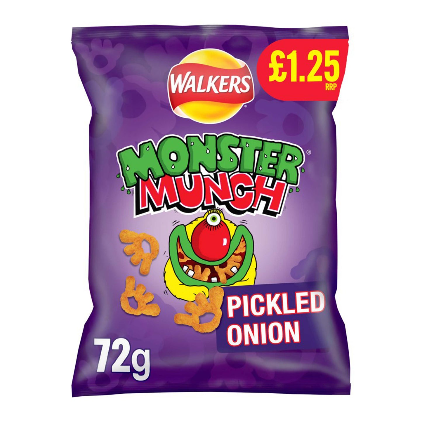 Monster Munch Pickled Onion 72g – (£1.25 Bags) - British Snacks