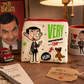 Mr Bean & Teddy Shaped Purse on table