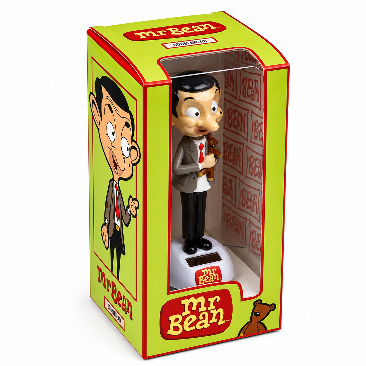 Mr Bean Bobblehead On White Background