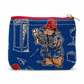 Small pouch with Paddington Bear design on a blue background