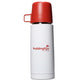 White thermos with red lid and 'Paddington' logo on a white background