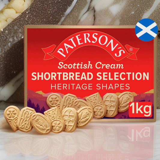 Paterson's Scottish Cream Shortbread Selection - 1kg - British Snacks