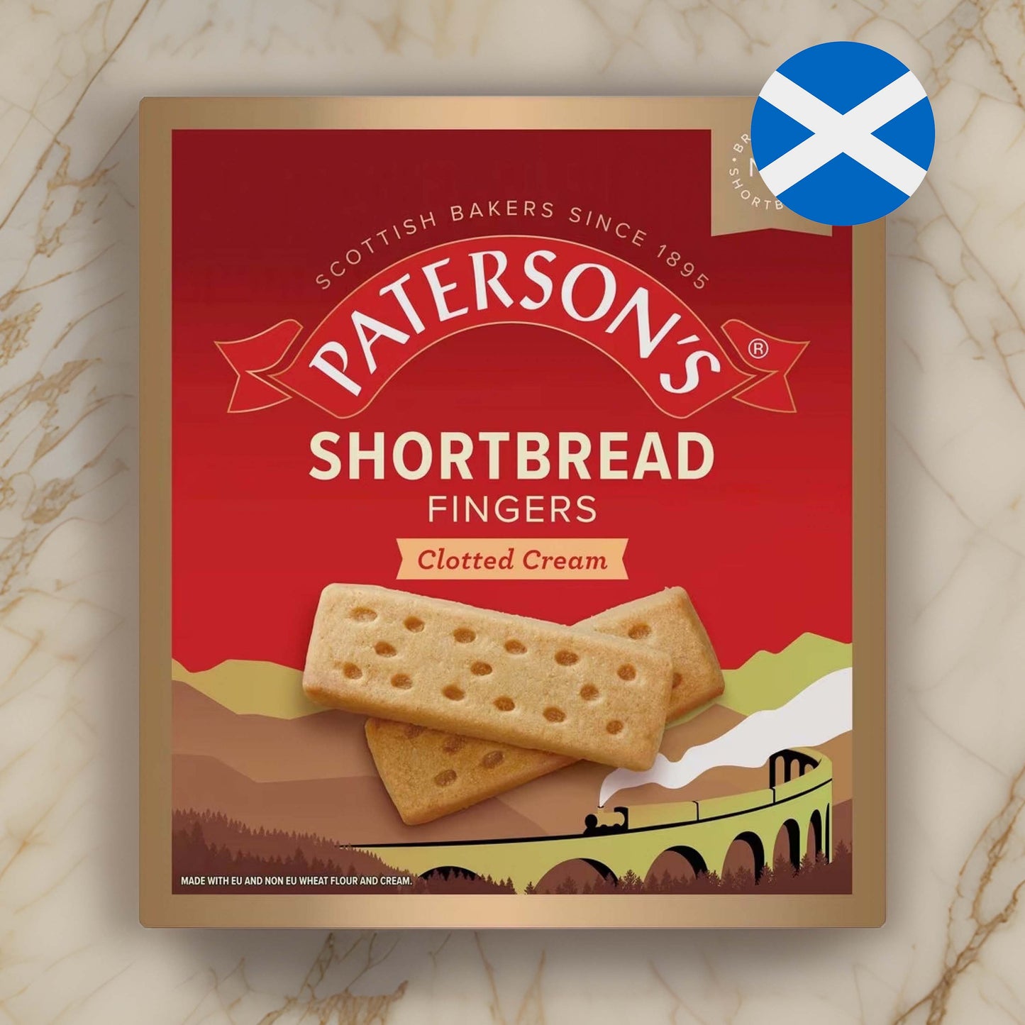 Paterson's Shortbread Fingers Clotted Cream - 300g - British Snacks