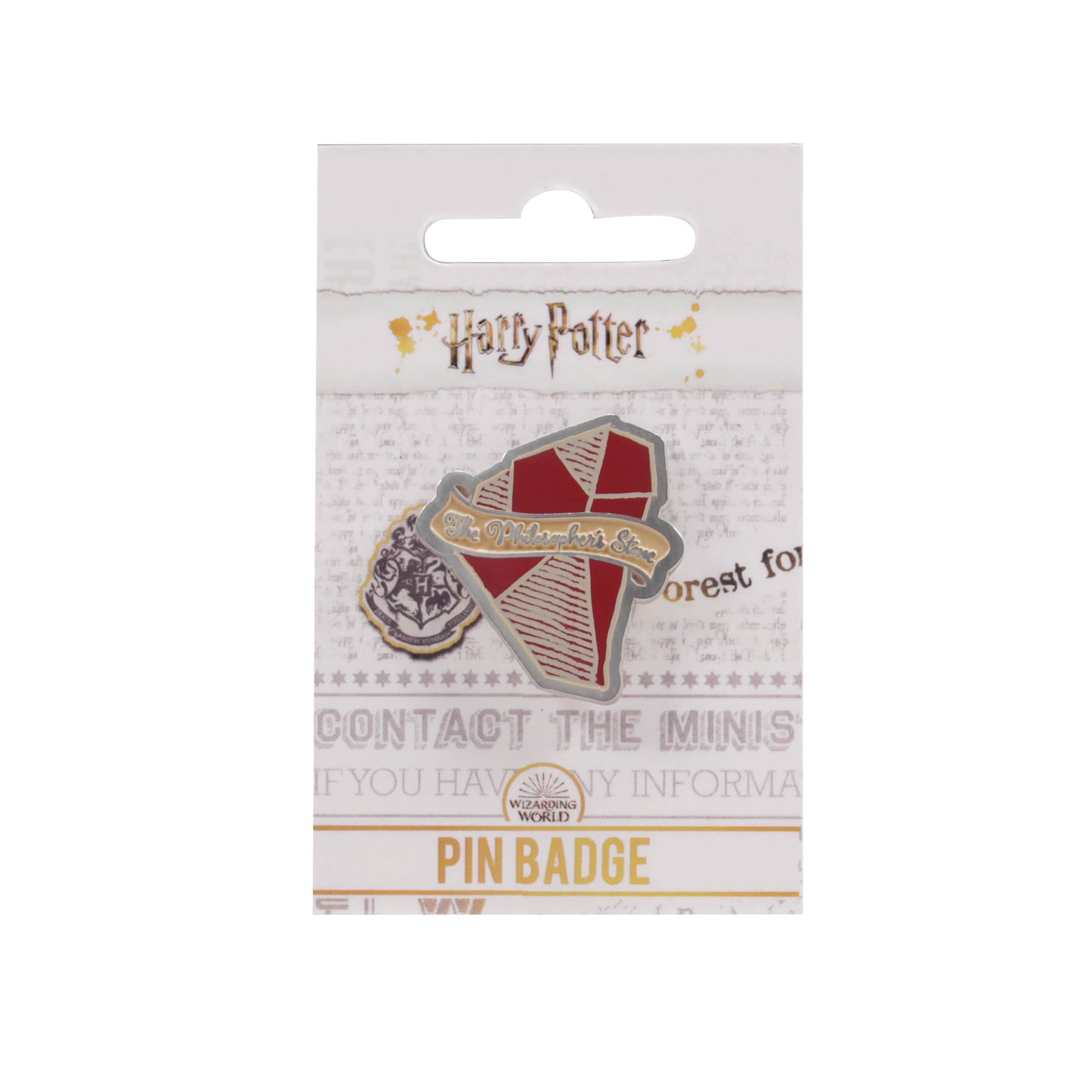 Philosopher's Stone Pin Badge - Harry Potter Gifts