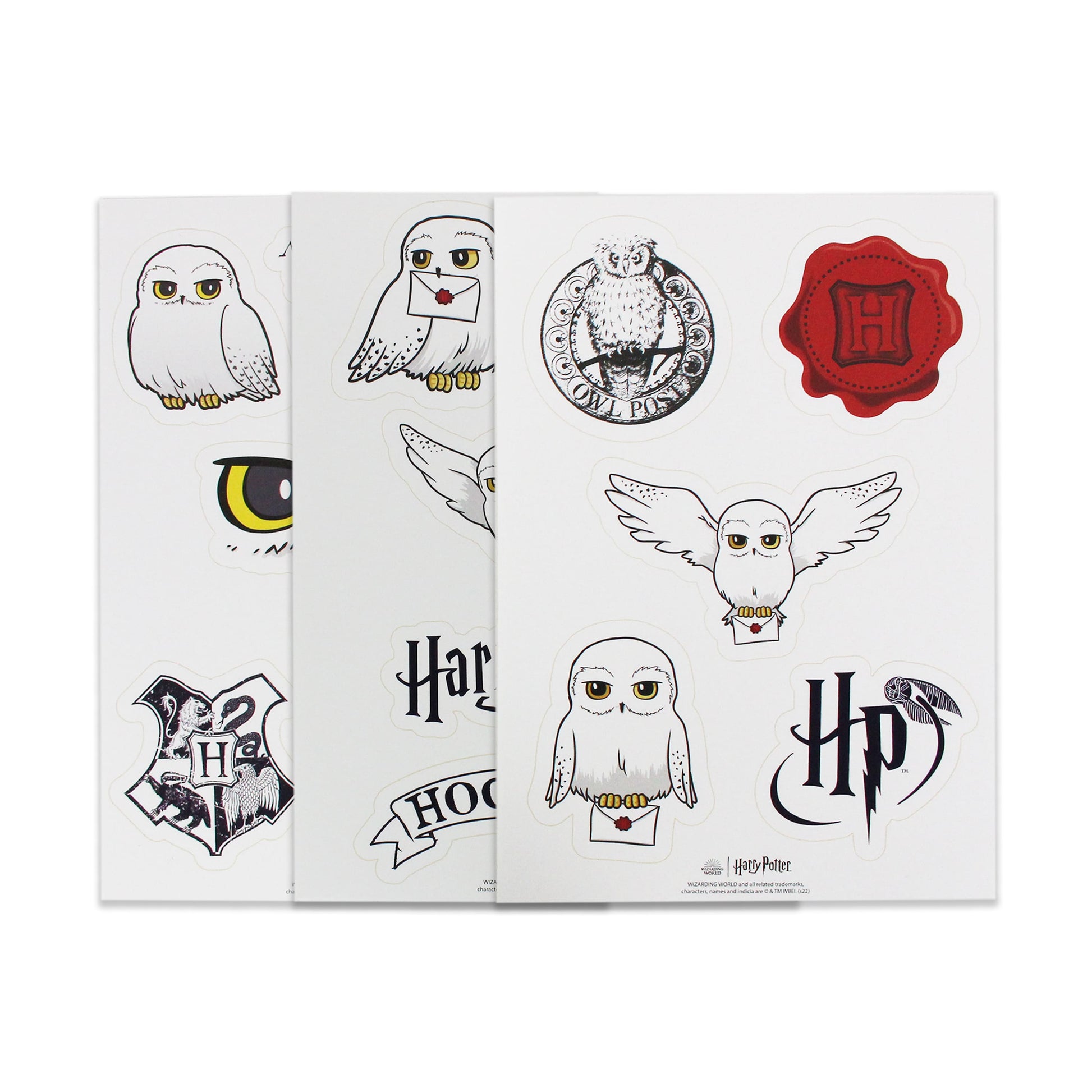 Hedwig & Hogwarts Stickers Sheet - Harry Potter 1