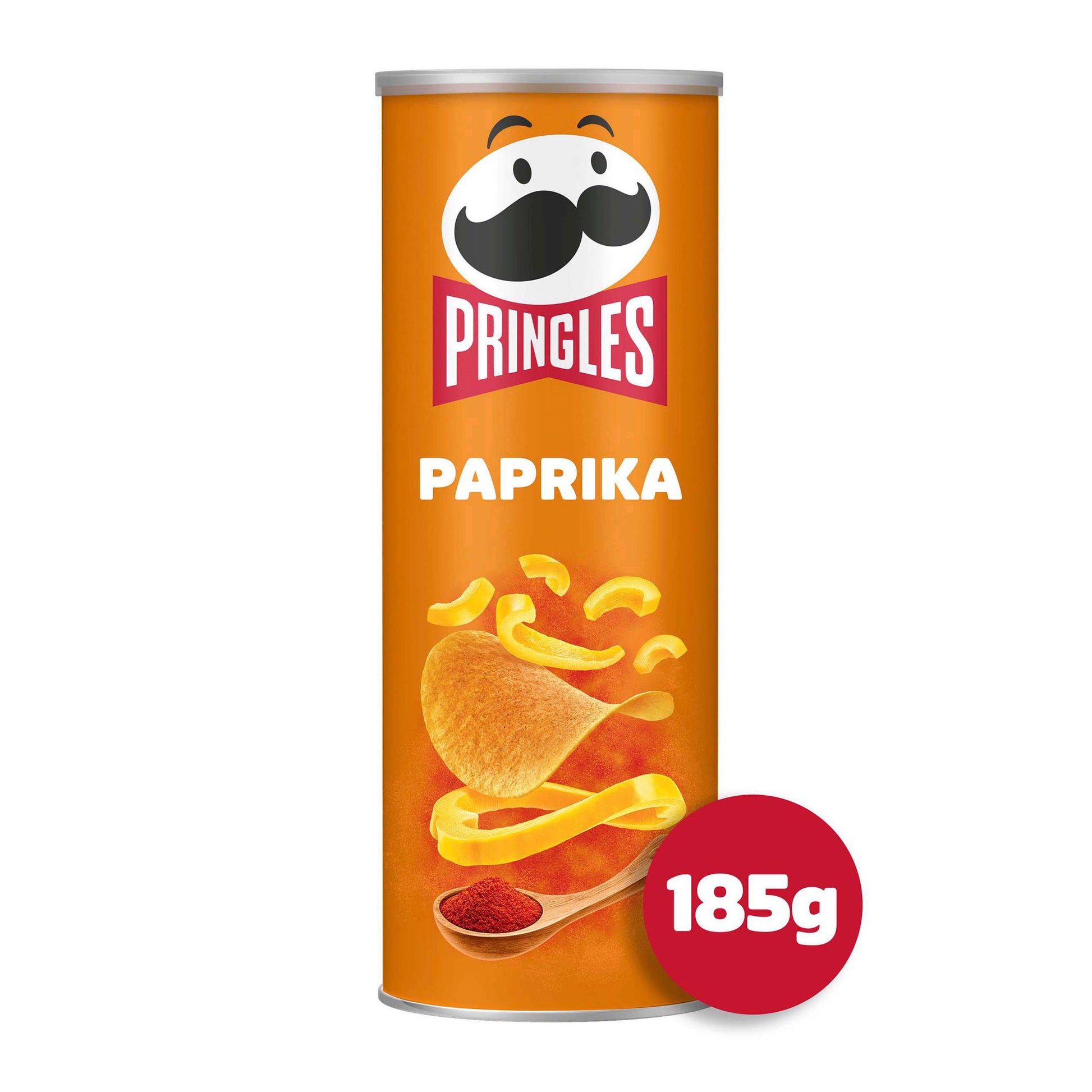 Pringles Paprika Sharing Crisps - 185g - British Snacks