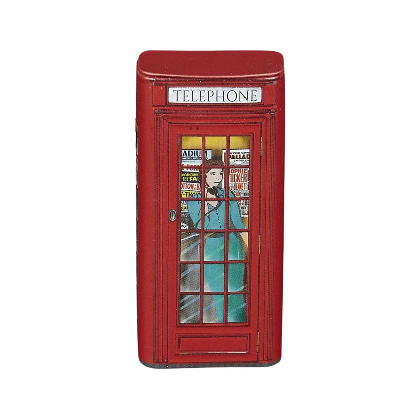 Red Telephone Box Sugar Free Mints With Flip Lid 25g - London Souvenirs