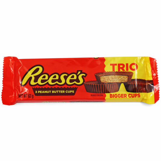 Reese's Peanut Butter Trio 3 Bigger Cups - 63g - American Chocolates