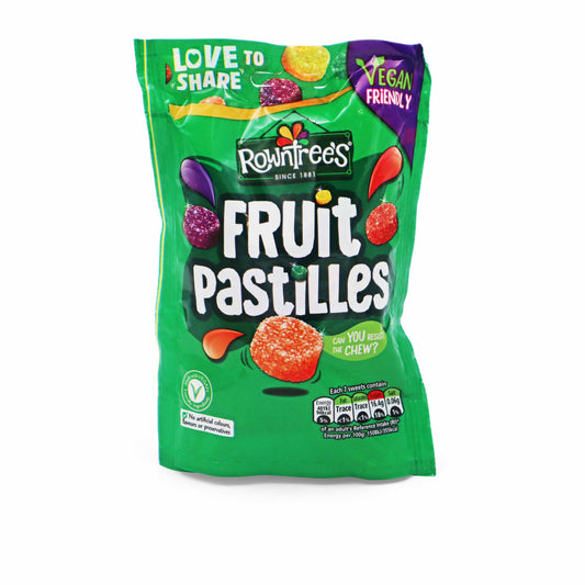 Rowntree's Fruit Pastilles Sweets Sharing Pouch - 143g - British Snacks