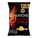 Sensations Thai Sweet Chilli Crisps 65g - (£1.25 Bag) - British Snacks