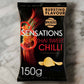 Sensations Thai Sweet Chilli Sharing Crisps - 150g - British Classic Snacks