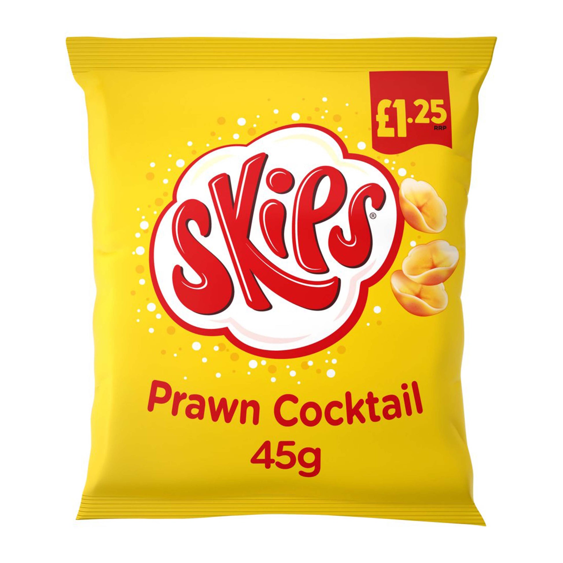 Skips Prawn Cocktail 45g – (£1.25 Bag) - BRITISH SNACKS