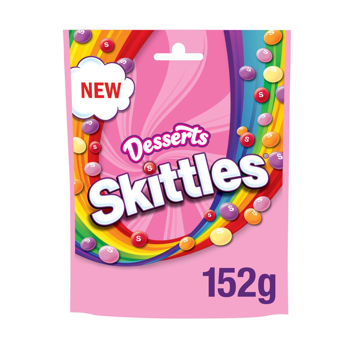 Skittles Vegan Sweets Dessert Flavoured Treat Bag - 152g - British Snacks