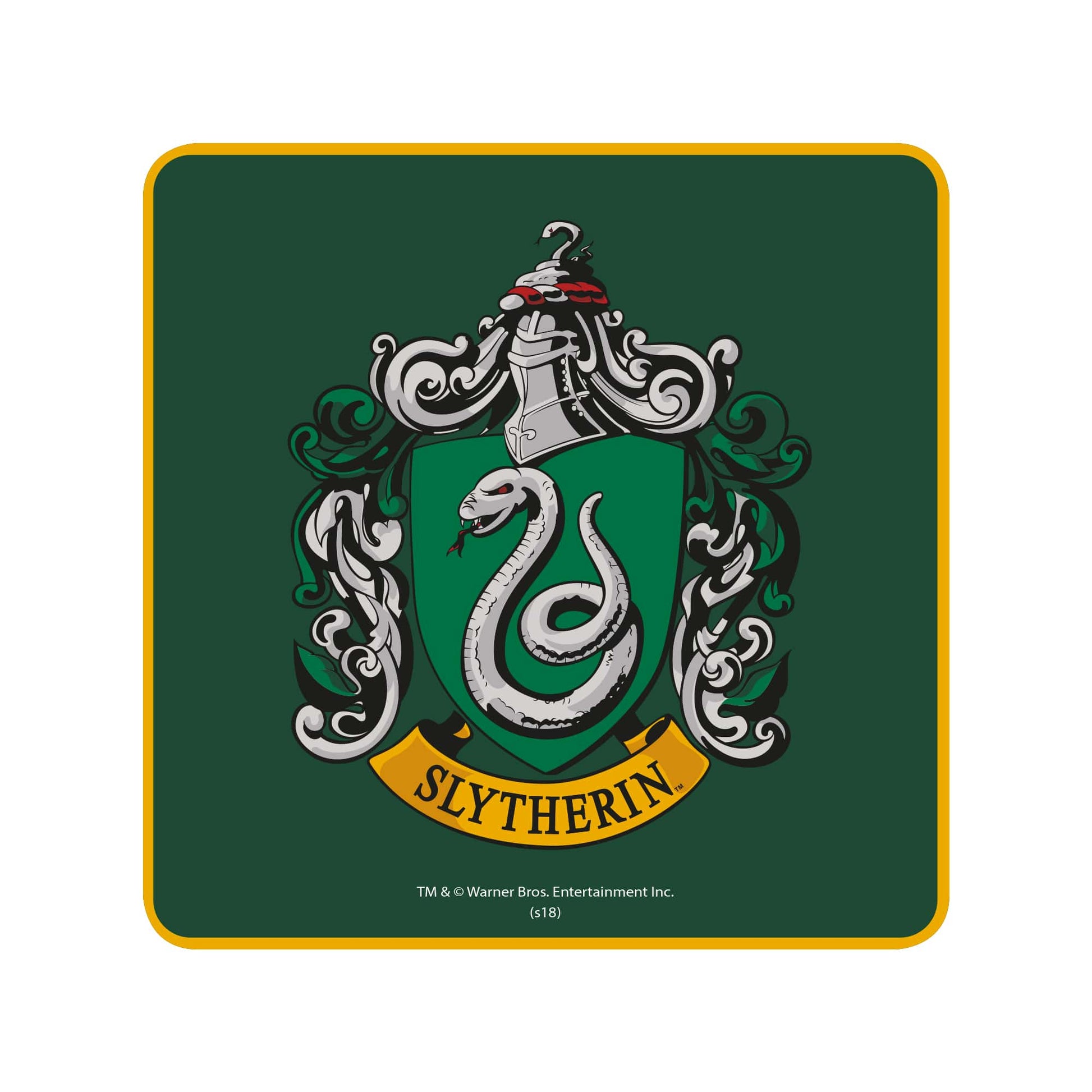 Slytherin Crest Coaster - Harry Potter Gifts & Merchandise
