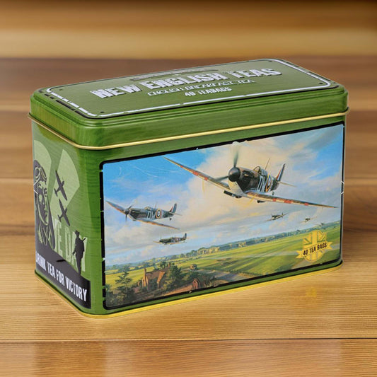 Spitfire Planes Tea Tin - 40 Teabags - British Souvenirs