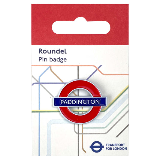 TFL Pin Badge - Paddington - British Souvenirs