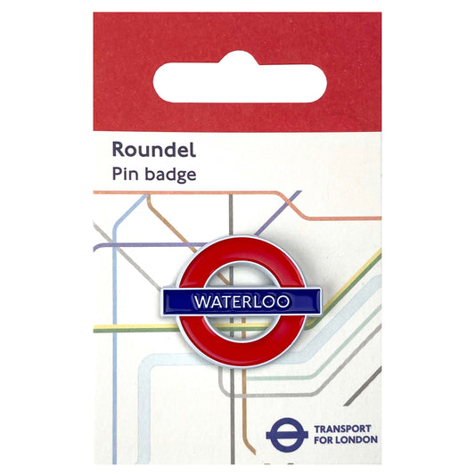 TFL Pin Badge - Waterloo - London Souvenirs