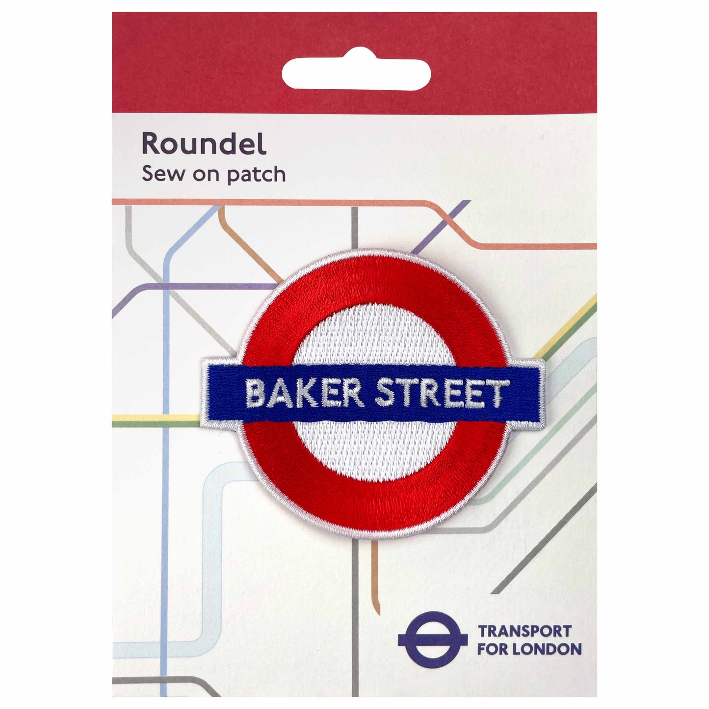 TFL Sew on Patch - Baker Street - London Souvenirs