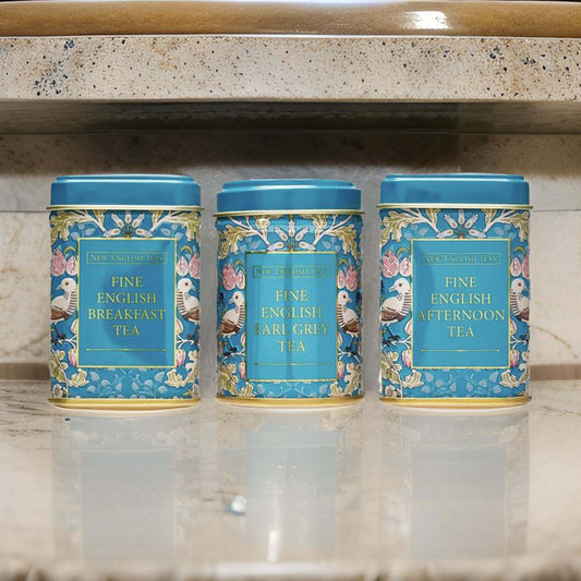 The Song Thrush Mini Tea Tin Gift Set - London Souvenirs