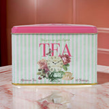 Time For Tea Classic Tea Caddy Tin - 40 Teabags - London Souvenirs