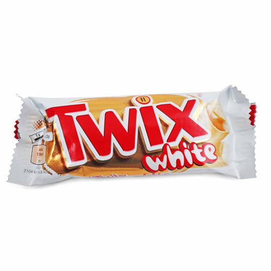 Twix White Chocolate Biscuit Twin Bars 46g - Chocolate Bars