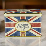 Union Jack Classic Tea Caddy Tin - 40 Teabags - London Souvenirs