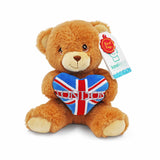Union Jack London Heart Teddy Bear