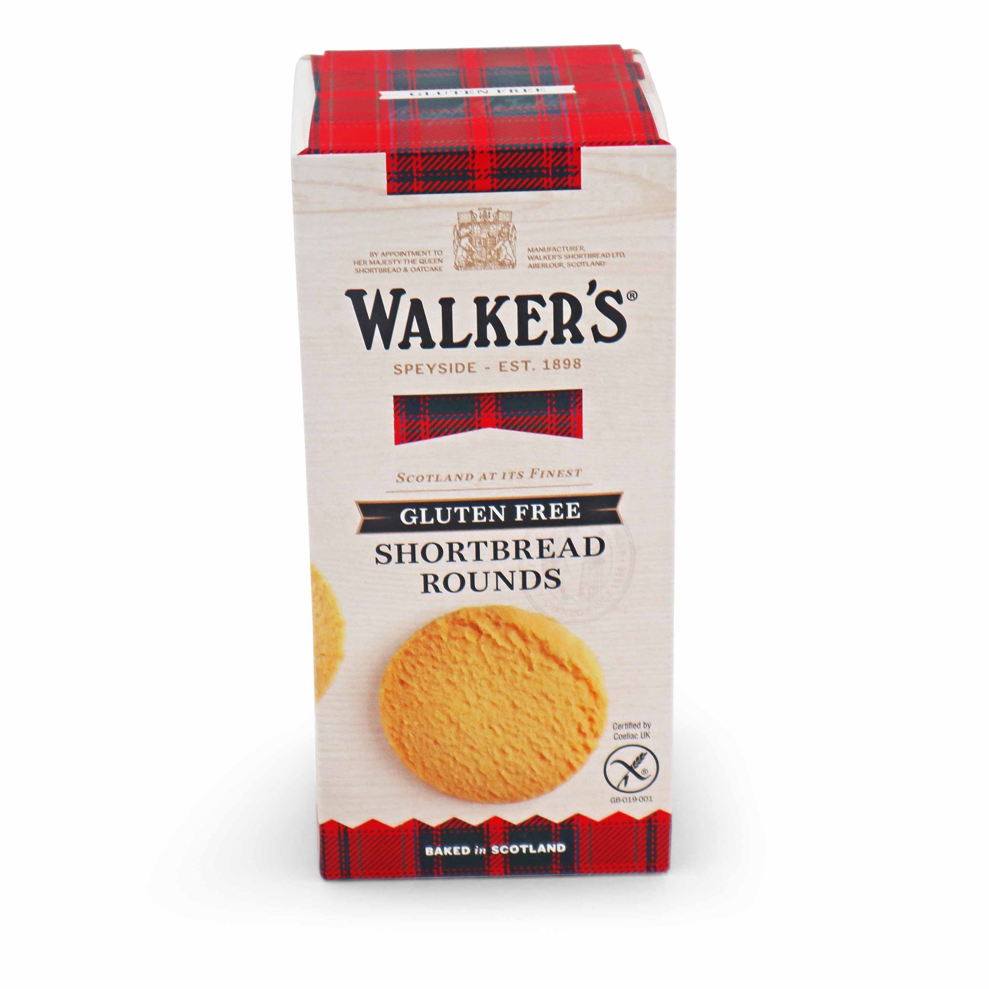 Walker's Gluten Free Shortbread Rounds x9 - 140g - British Snacks
