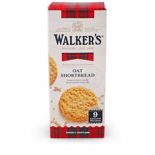 Walker's Oat Shortbread x9 - 171g - British Snacks