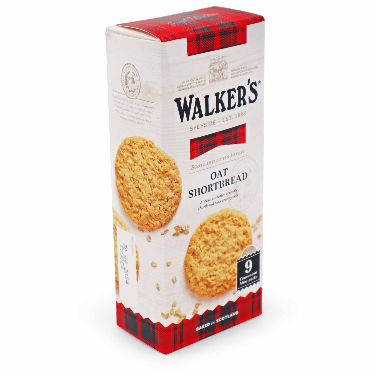 Walker's Oat Shortbread x9 - 171g - British Snacks