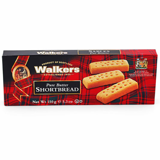 Walkers Pure Butter Shortbread Fingers - 150g - Shortbread Gift