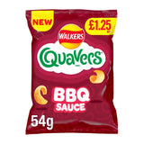 Walkers Quavers BBQ Sauce Snacks Crisps 54g – (£1.25 Bag) - British Snacks