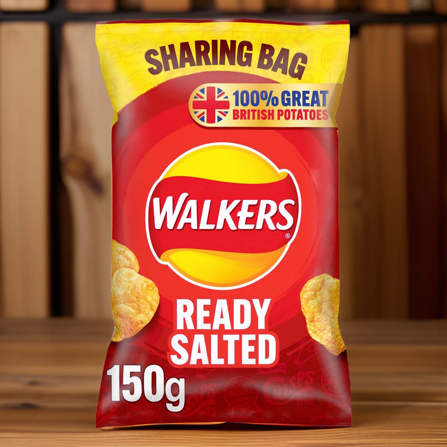 Walkers Ready Salted Sharing Crisps - 150g - Sharing Crisps