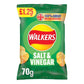 Walkers Salt & Vinegar Crisps 70g - (£1.25 Bag) - British Snacks