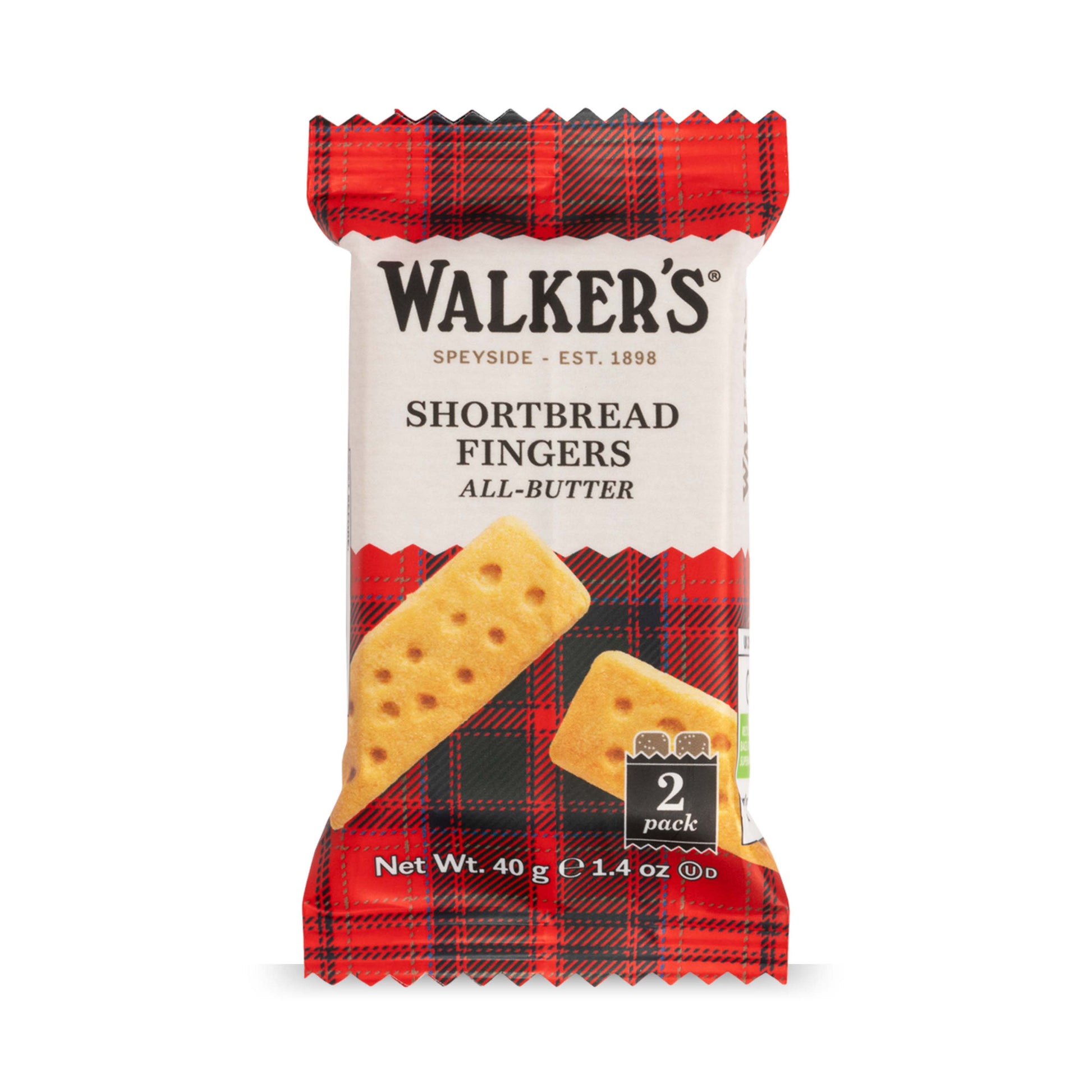 Walkers Shortbread Finger 2 Pack - Snack Pack - British Snacks
