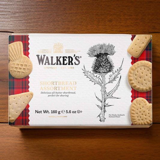 Walkers Shortbread Shapes Assortment Set Box - 160g - British Shortbread