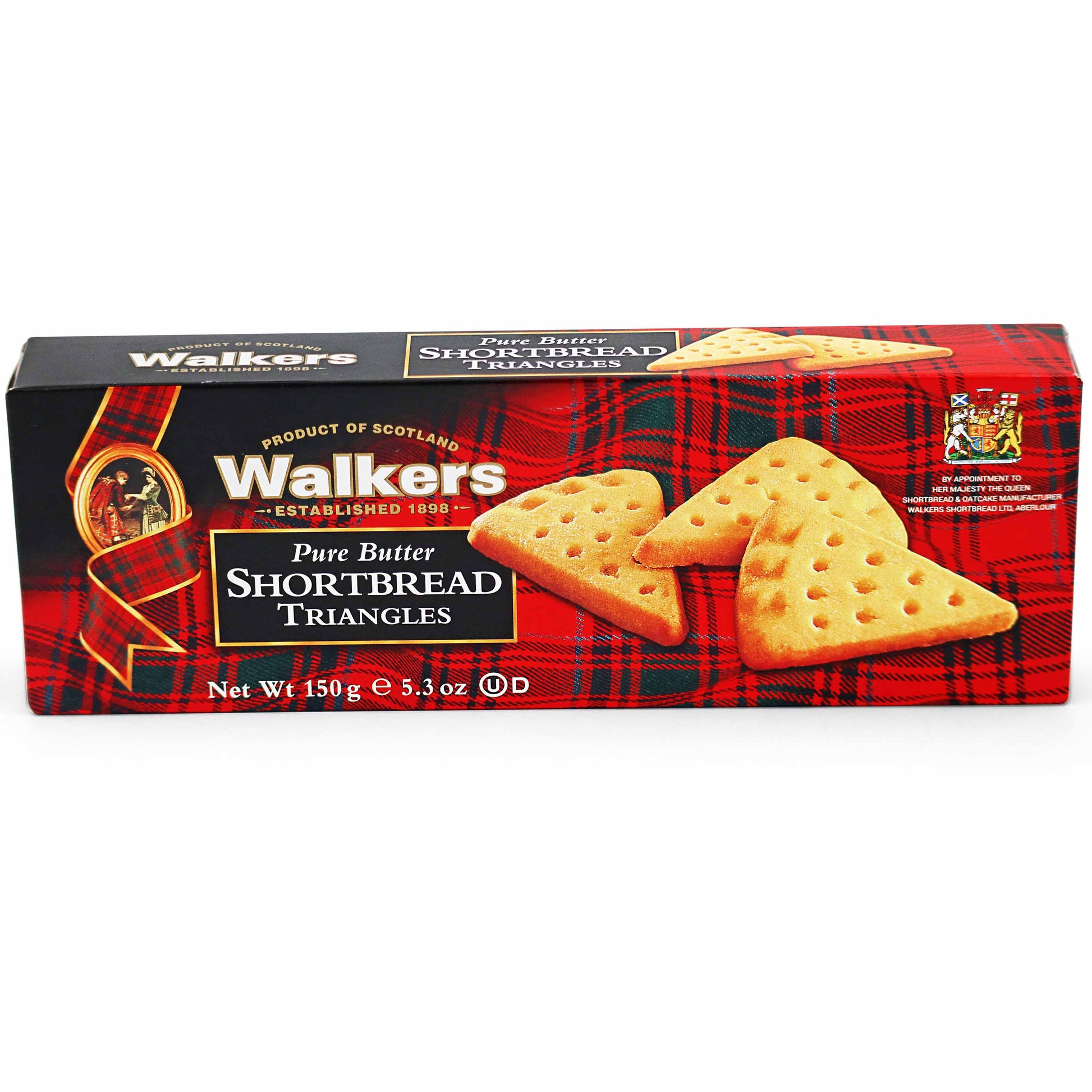 Walkers Triangles Shortbread - 150g - British Biscuits