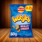 Walkers Wotsits Cheese 60g – (£1.25 Bag) - British Crisps