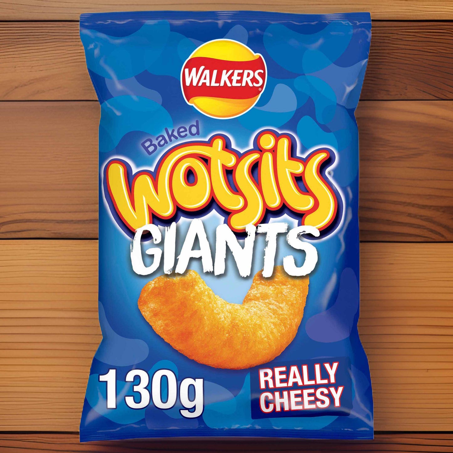 Walkers Wotsits Giants Really Cheesy Crisps - 130g (Sharing Bag) - Wotsits British Snacks